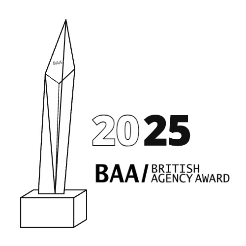 Pokal British Agency Award 2025, UX Agency of the Year – Preisträger MXM DESIGN